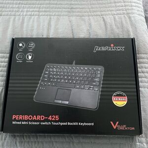 PERIBOARD-425 Wired Mini Keyboard - Black